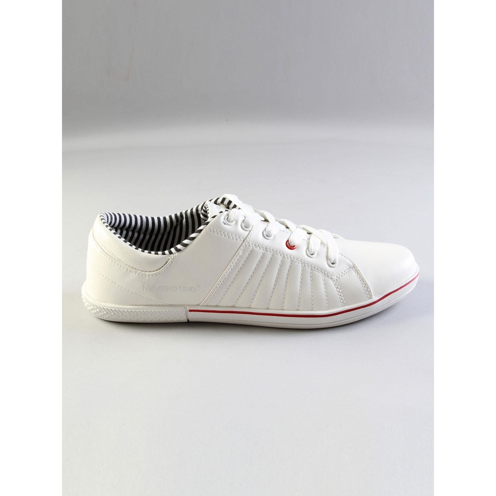 Sneakers Unisex White Striped lining